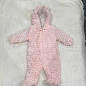 Baby girl Fleece Bodysuit Coat
